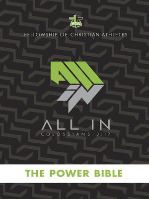 cover image of The Power Bible: All In Edition: Colossians 3:17